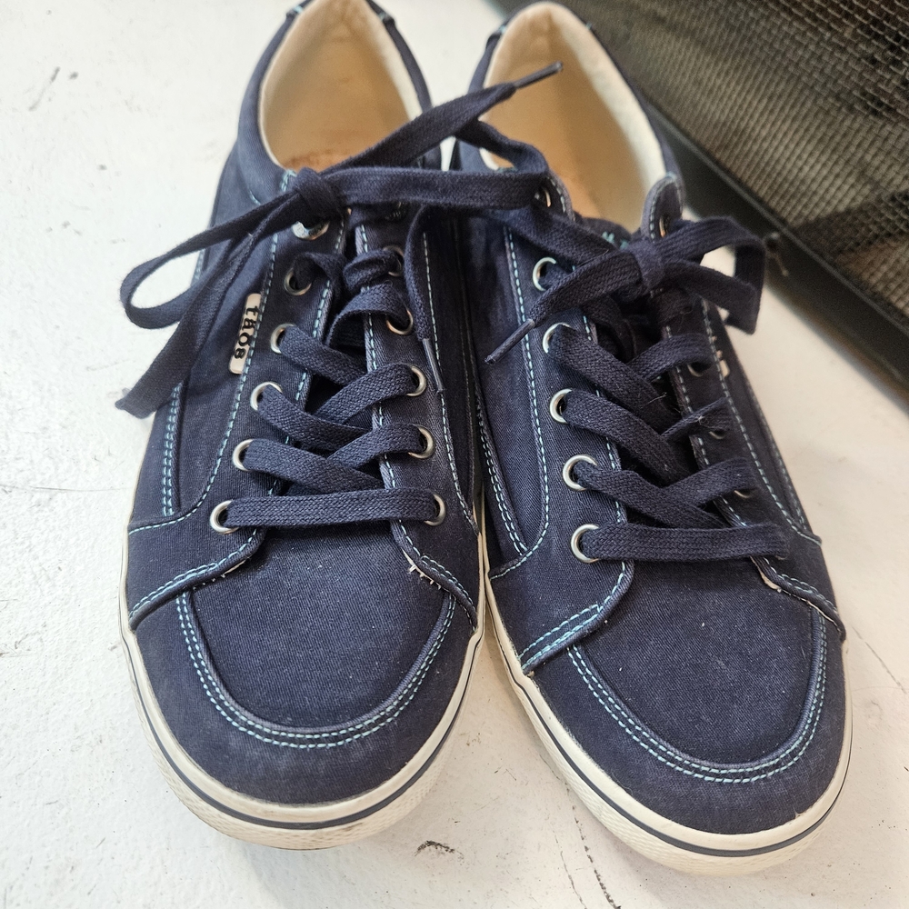 Taos Footwear 9.5 Women's Denim-blue Sneakers
